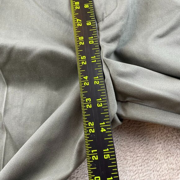 NWT Farah Men Dress Pants Size 46x30 Khaki Stain Free Performance Straight Green - Picture 6 of 16